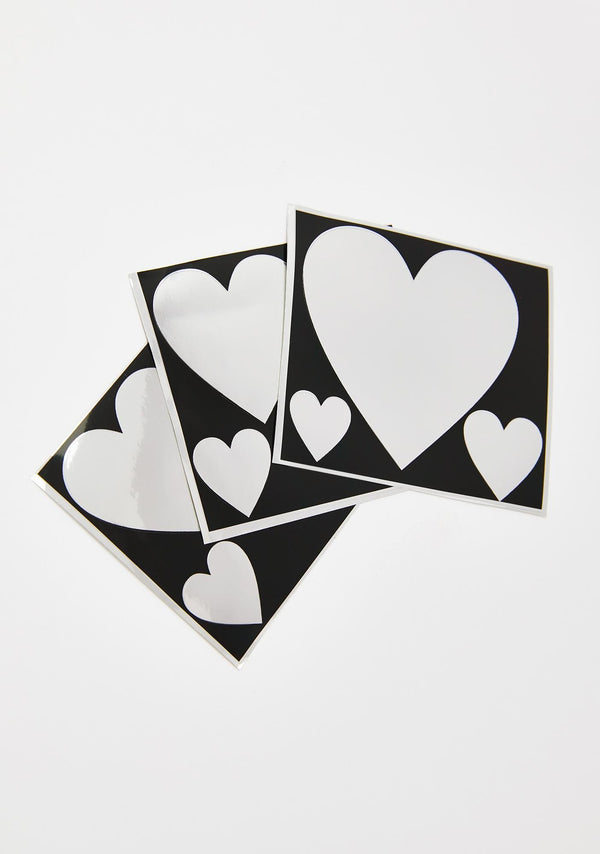 Heart Disco Stencil Sheets